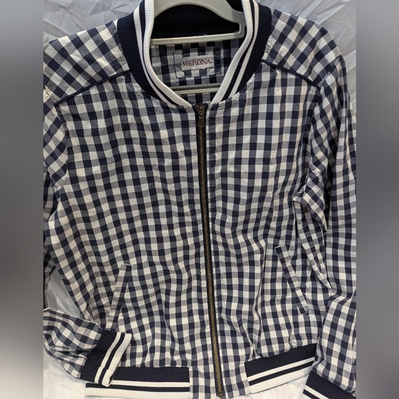 Merona Black and White Checkered Jacket - Picture 4 of 15
